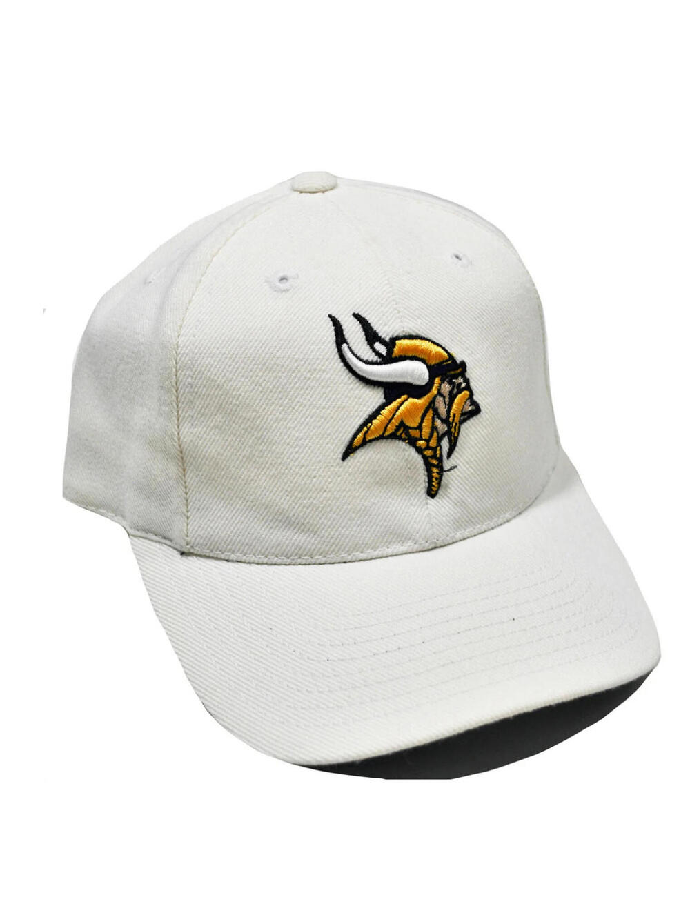 Vintage Minnesota Vikings Puma NFL Football White 90s Strap Hat